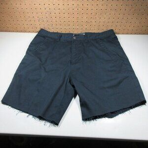 Oakley mens solid black cutoff cargo shorts 36